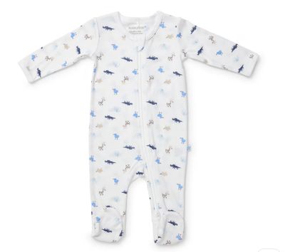 Zipsuit - Blue &amp; Navy Animal print - Marquise