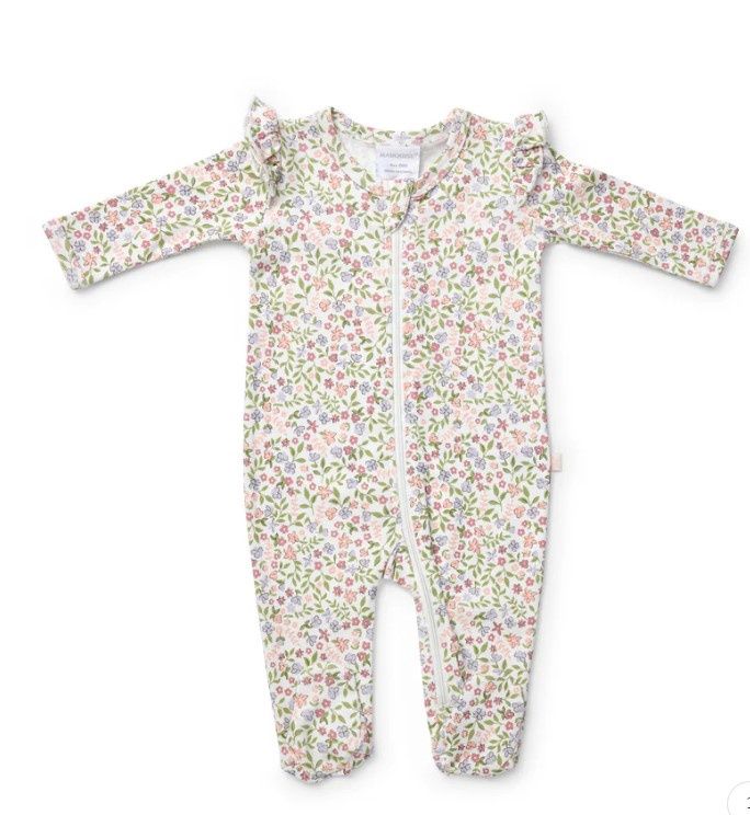 Zipsuit Frill Swan Floral - Marquise