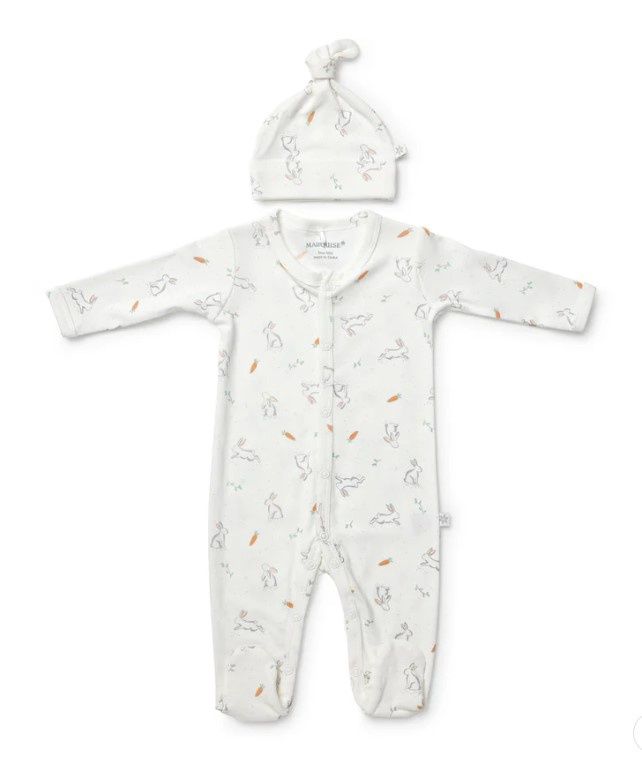 Studsuit &amp; Beanie Set Bunnies - Marquise, Size: 0000
