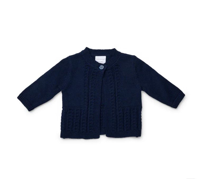 Cardigan Navy Knit - Marquise, Size: 00