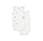 Bodysuit sleeveless - 2pk Strawberry Fields, Size: 0000