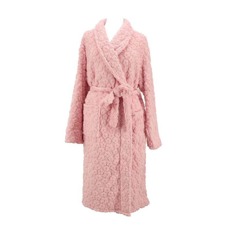 Bath Robe - Cosy Luxe Embossed Flower