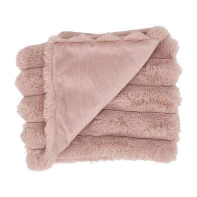 Baby Throw - Ribbed Fur