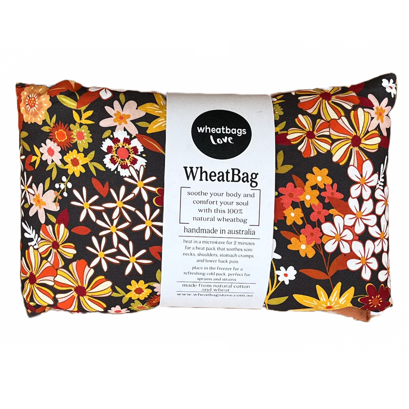 Wheatbag - No Scent, Pattern: Groovy Flowers