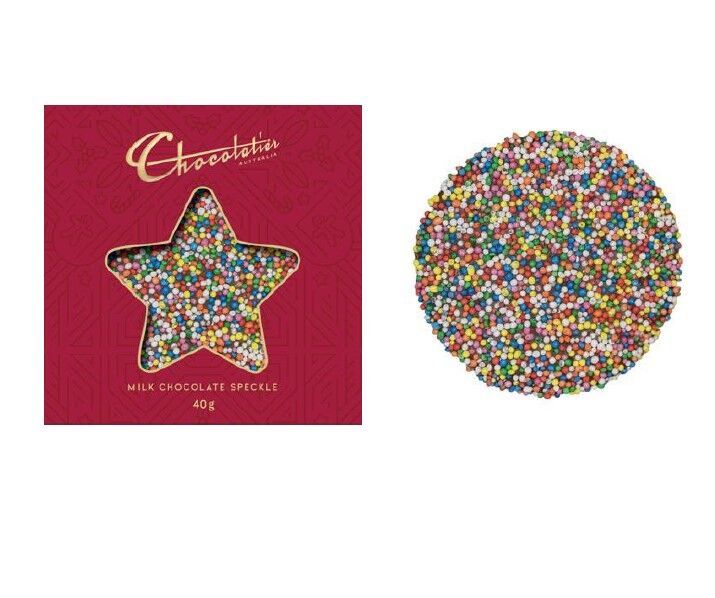 Chocolatier Christmas Star Speckle 40g