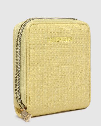 Jewellery Case - Juniper Louenhide, Colour: Lemon