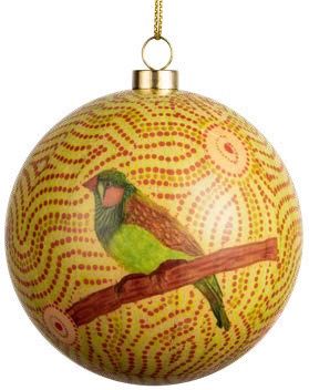Aboriginal Finch Bauble
