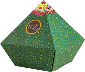 Aboriginal The Gift Pyramid Votive Gift Box