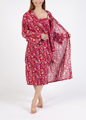 Dressing Gown / Robe Free Size - Cotton
