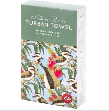 Turban Towel - Aust Collection Native Birds