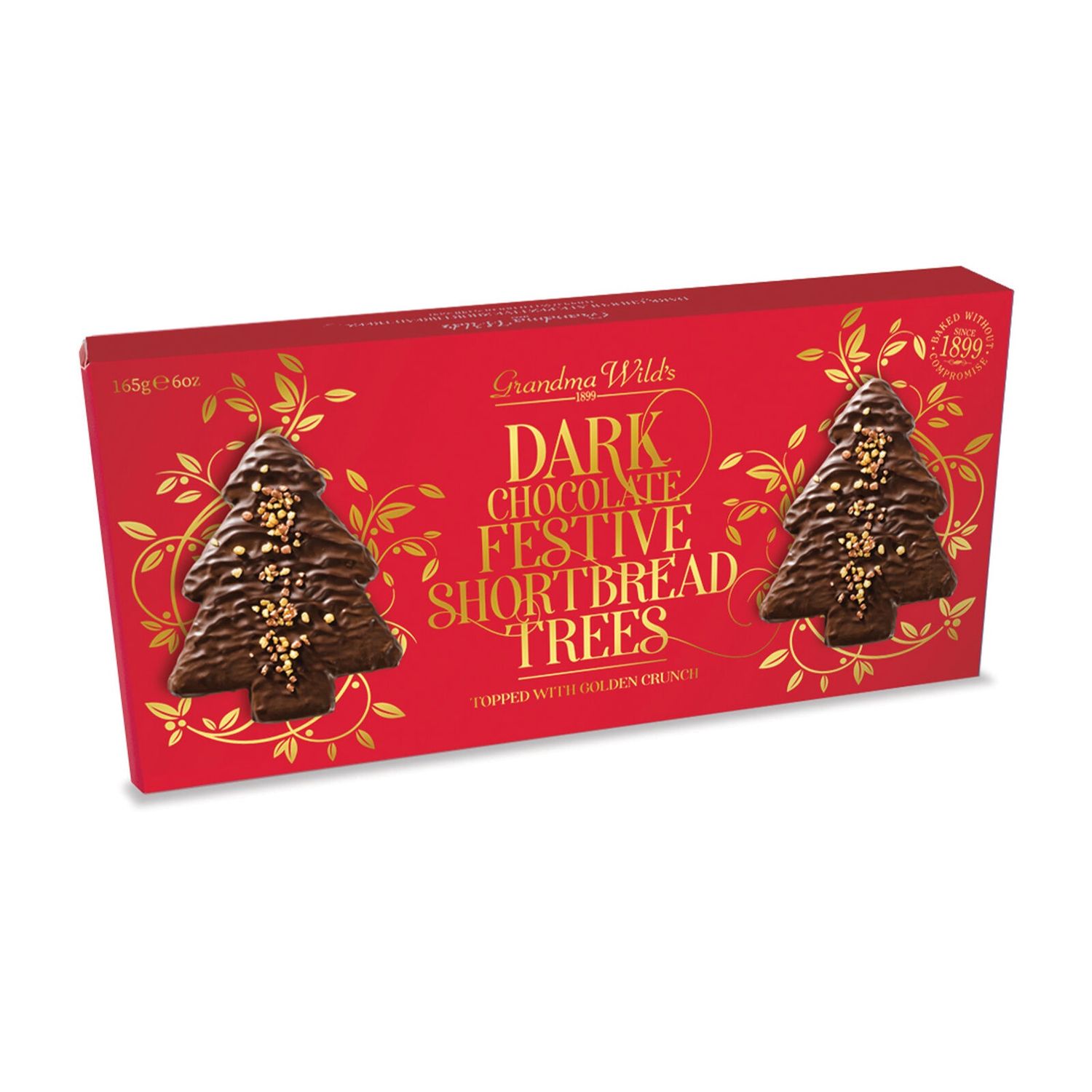 Grandma Wild&#39;s Dark Chocolate Festive Shortbread