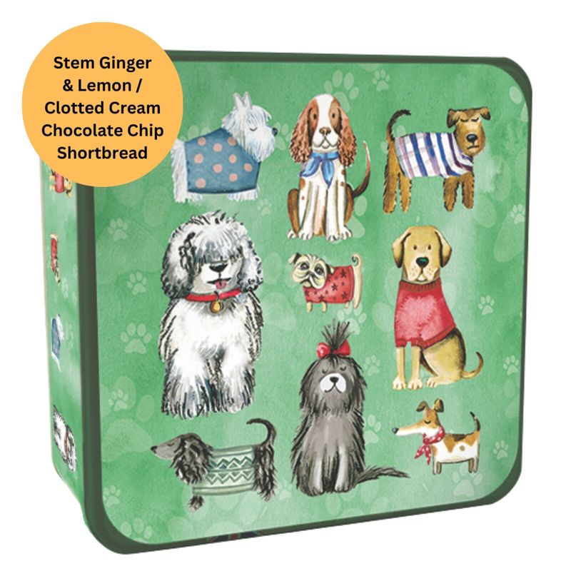 Christmas - Grandma Wild's Embossed Dogs or Cats in  Jumper Tins -160g