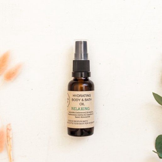 Natural Bath &amp; Body Oil - Yarra Mist (30ml), Scent: Relaxing