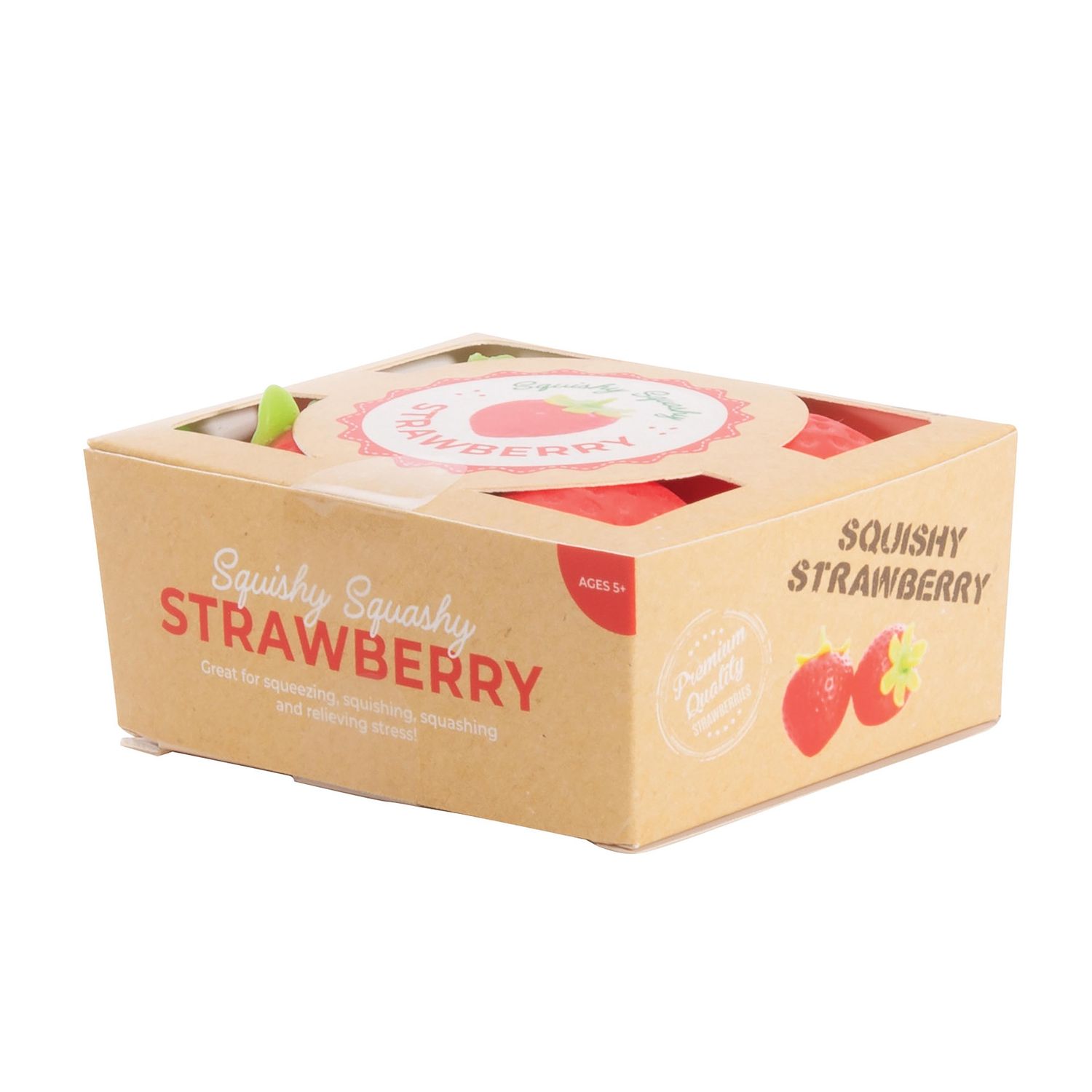 Squishy Strawberry - Set of 4