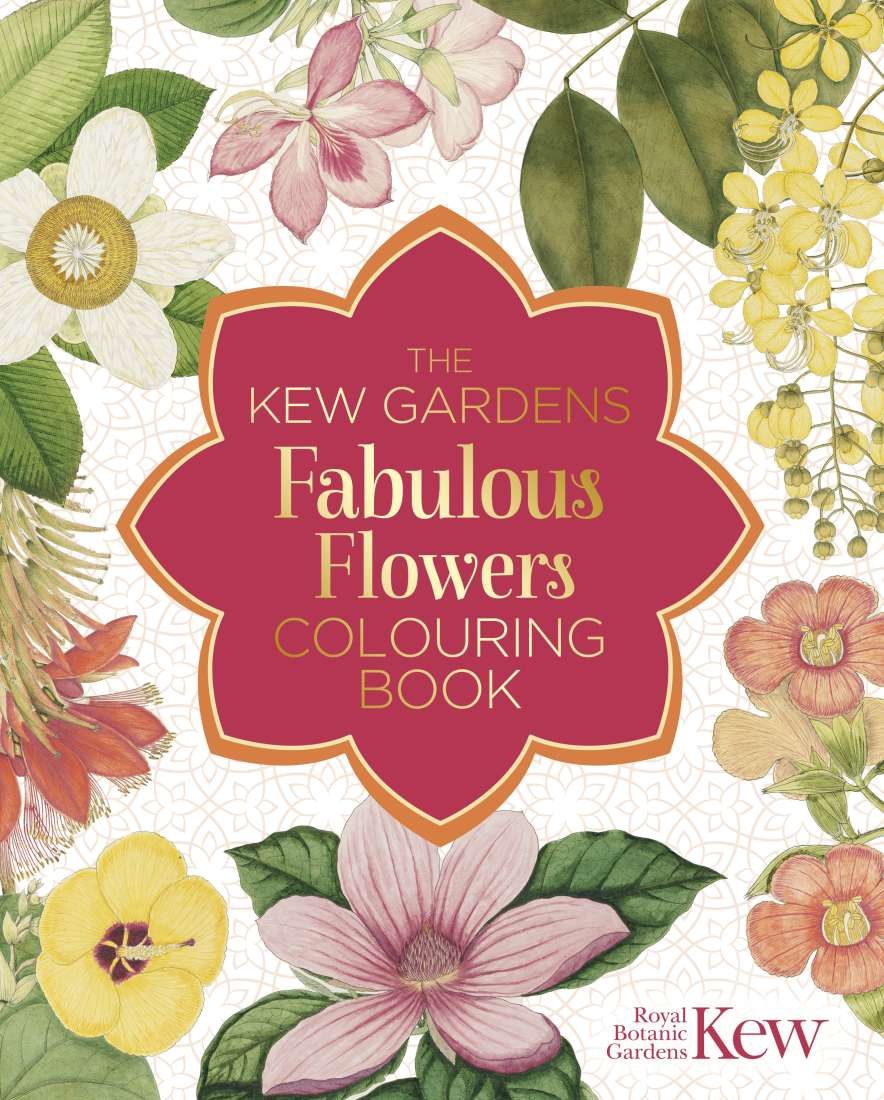 Book - Colouring Flowers - Kew Gardens
