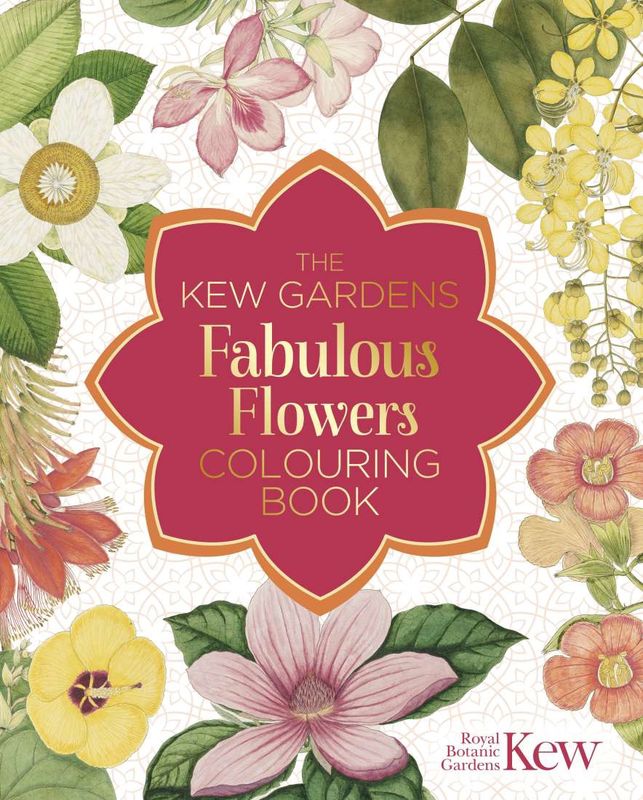 Book - Colouring Flowers - Kew Gardens