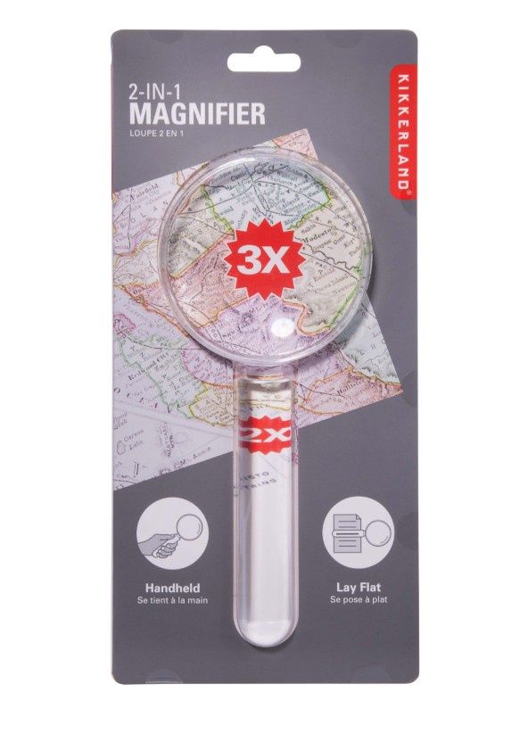 Magnifier 2 in 1 - Kikkerland