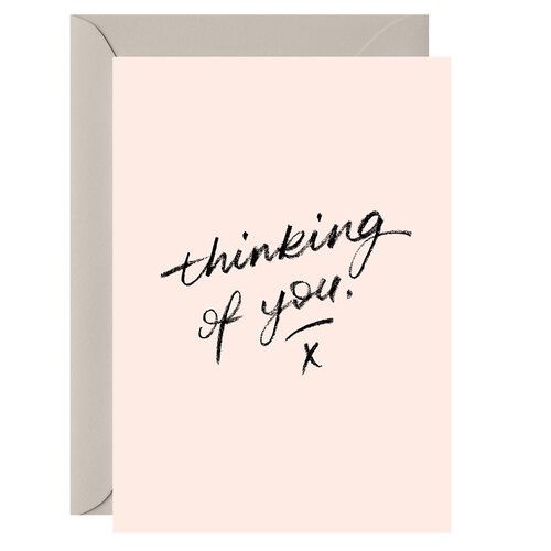 CARD - Condolence &amp; Sympathy - Galina Dixon, Style: Thinking of You (Blush)