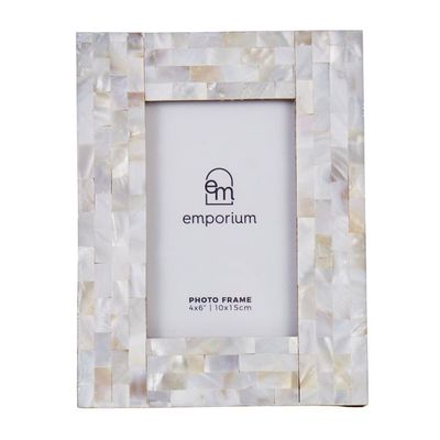 Aman Shell Photo Frame - 4x6&quot;