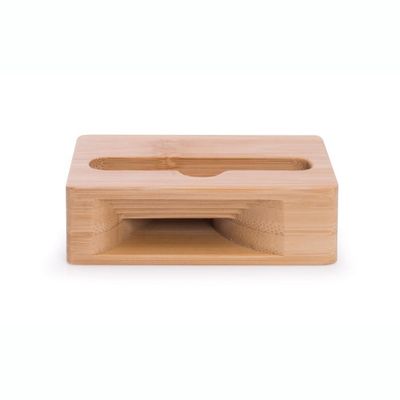 Bamboo Phone Holder and Amplifier