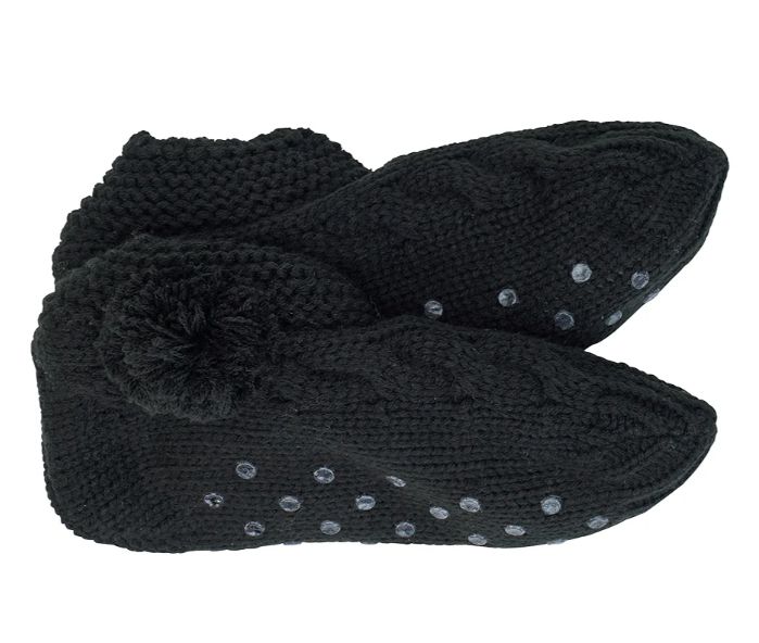 Slipper/Socks - Slouchy - Women's, Colour: Black