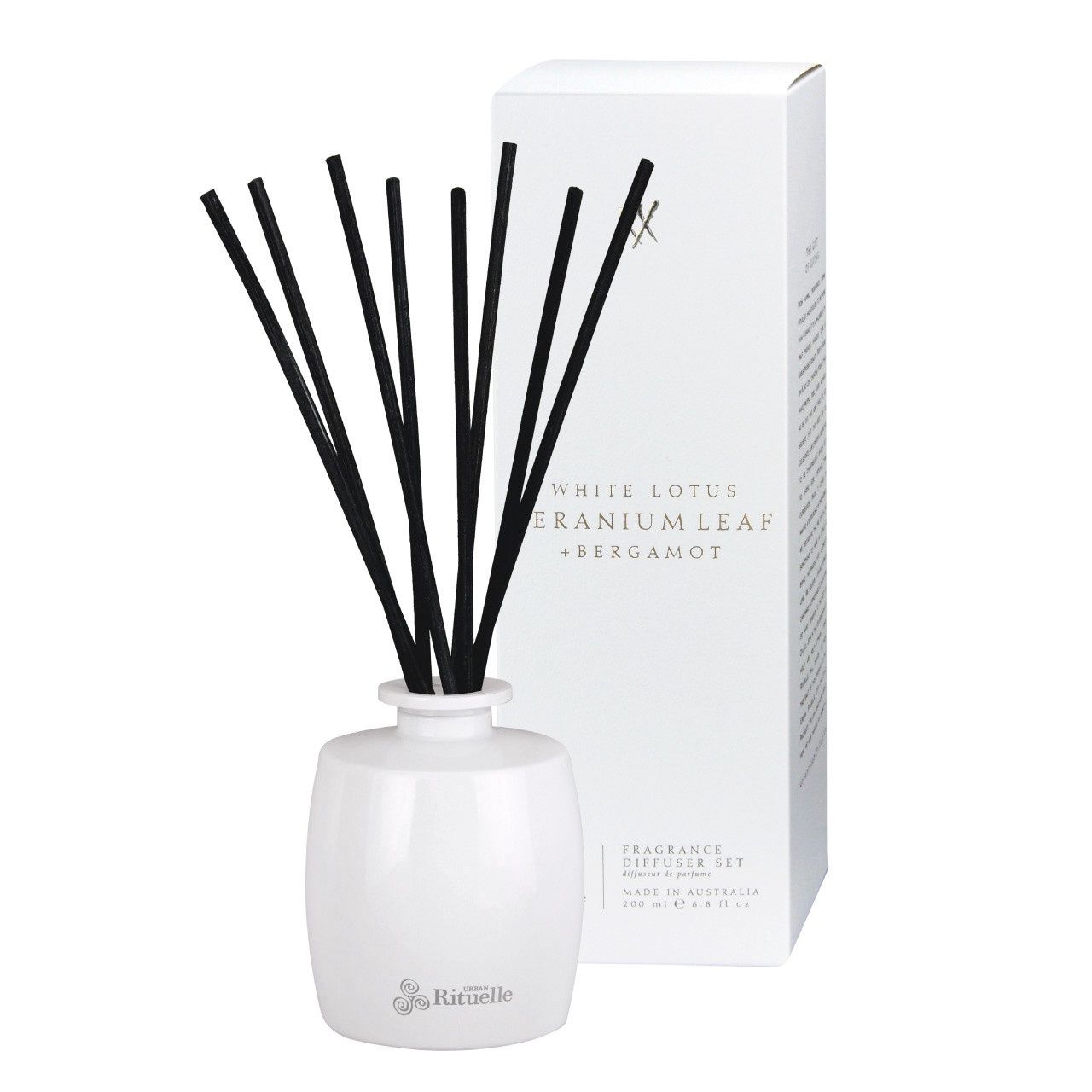 DIFFUSER Fragrance Set 220ml, Scent: WhiteLotus Geranium