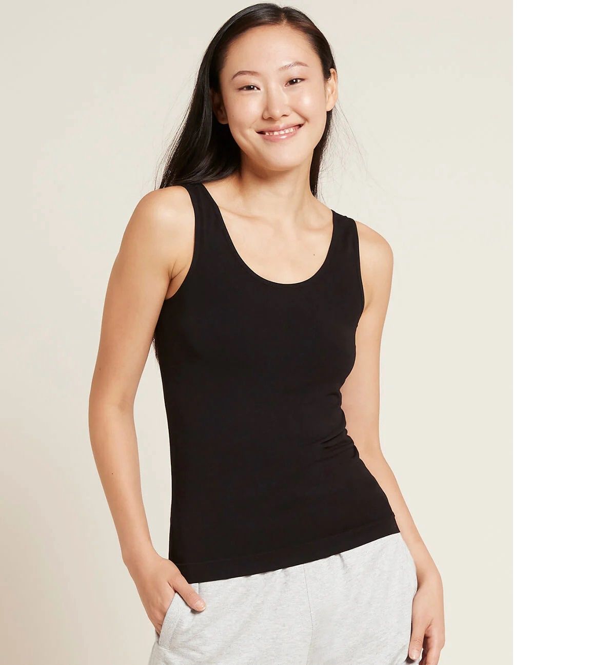Tank Top - Boody, Colour: Black, Size: S