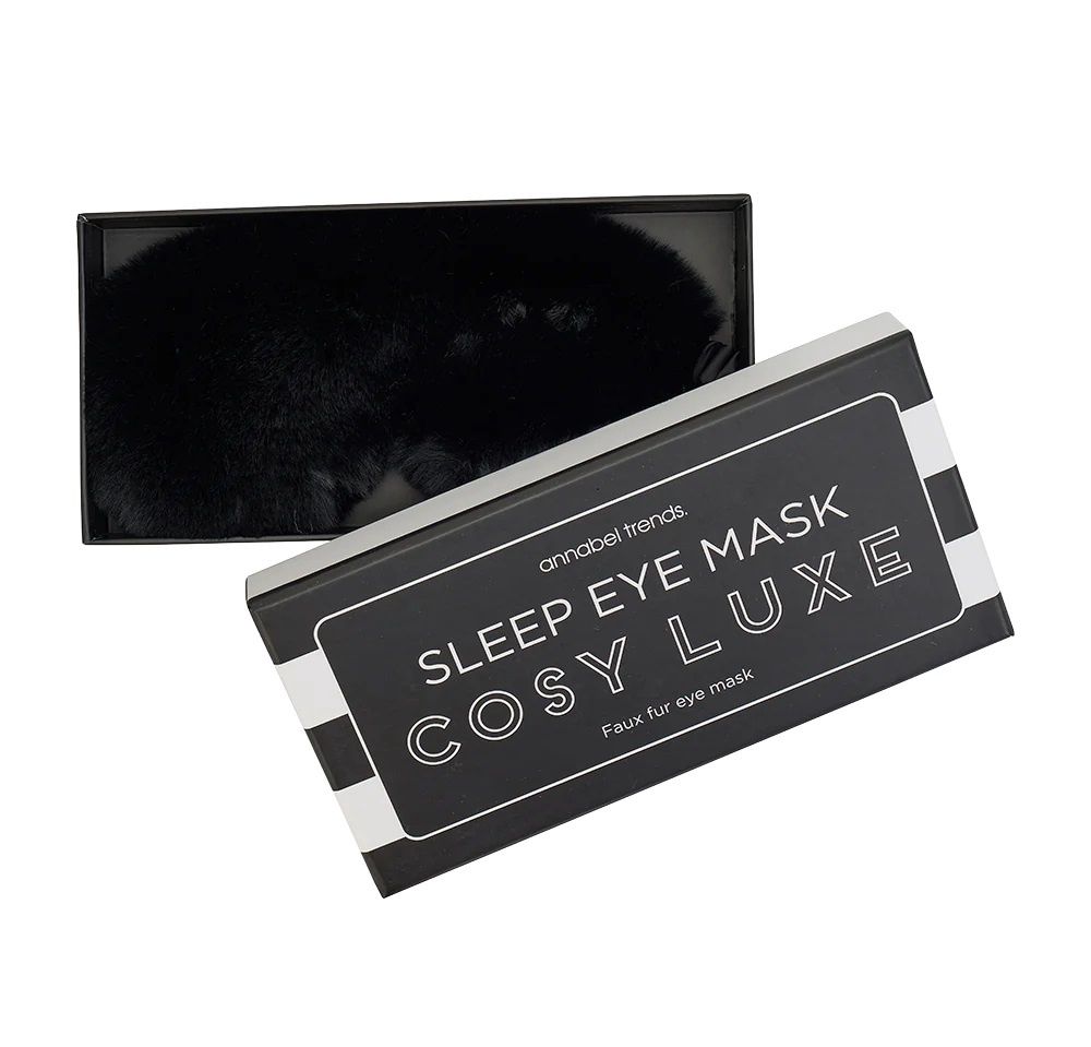Eye Mask - Cosy Luxe, Colour: Black