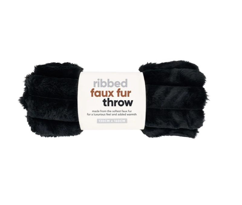 Throw - Ribbed Fur Luxe