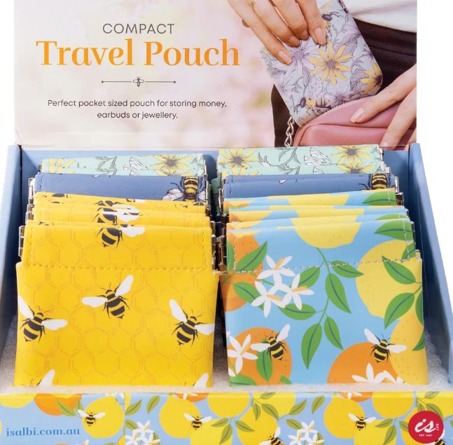 Travel Pouch - Bees, Animal: Bees