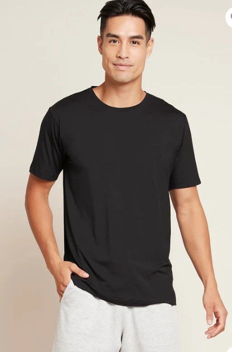 T-Shirt - Men's - Crew Neck - Boody, Colour: Black, Size: S