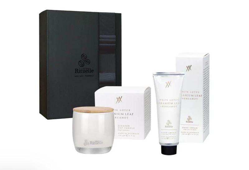 Gift Set Boxed - Candle and Hand Cream