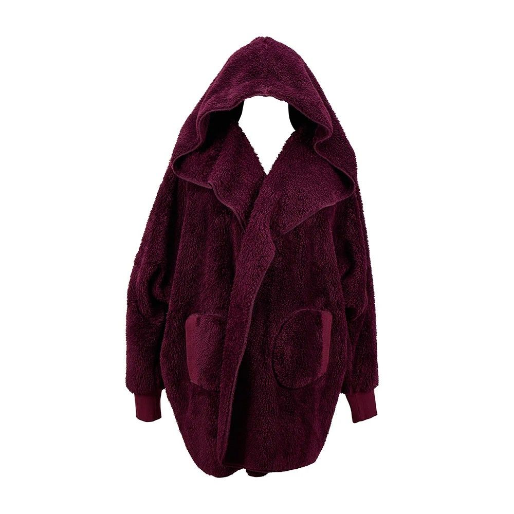 Cardi Robe - Cosy Luxe, Colour: Mulberry