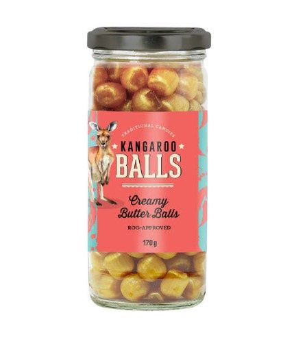 Jar Rock Candy - 170g, Flavour: Creamy Butter Balls