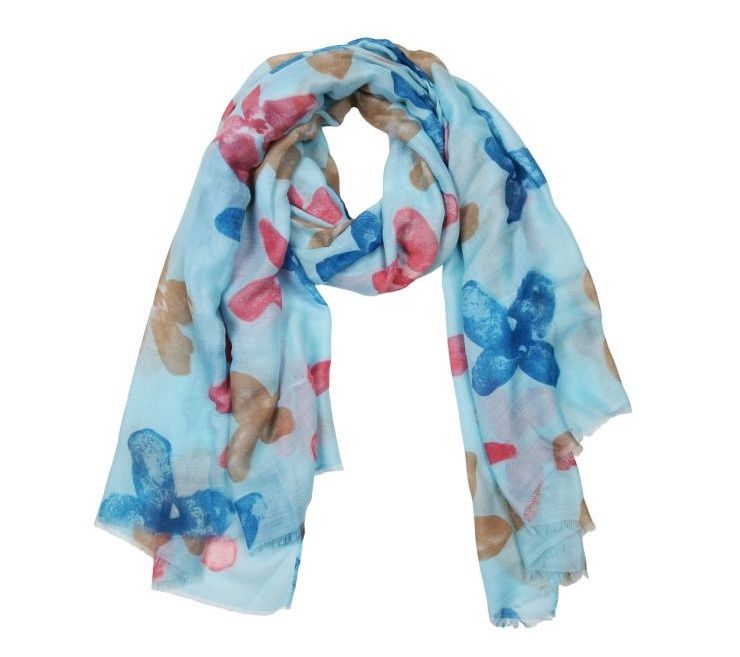 Scarf - Maroochy, Colour: Blue