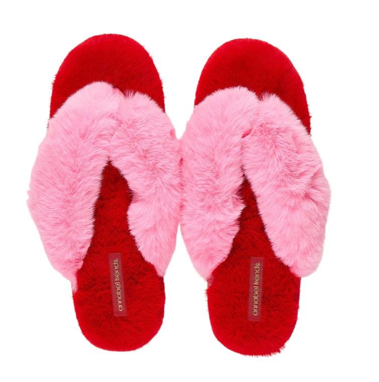 Thongs - Cosy Luxe, Colour: Cherry Candy, Size: S/M