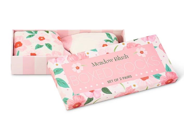 Socks - Boxed Meadow Blush 2pc