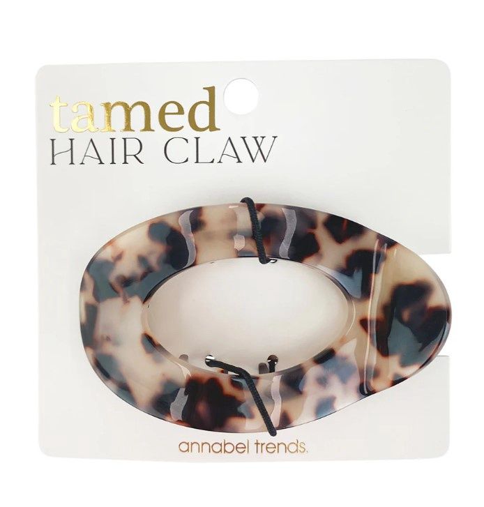 Hair Claw - Tames Flat, Pattern: Tort Light