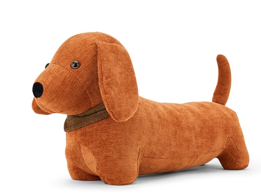 Doorstop Dachshund Brown