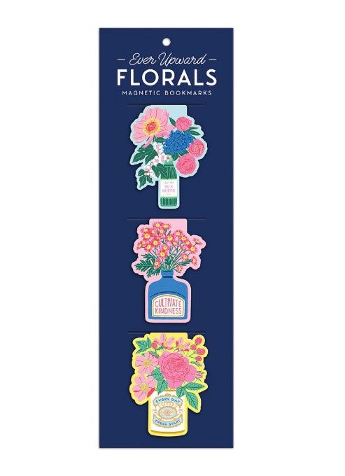 Magnetic Bookmarks - Set of 3, Pattern: Ever Upward