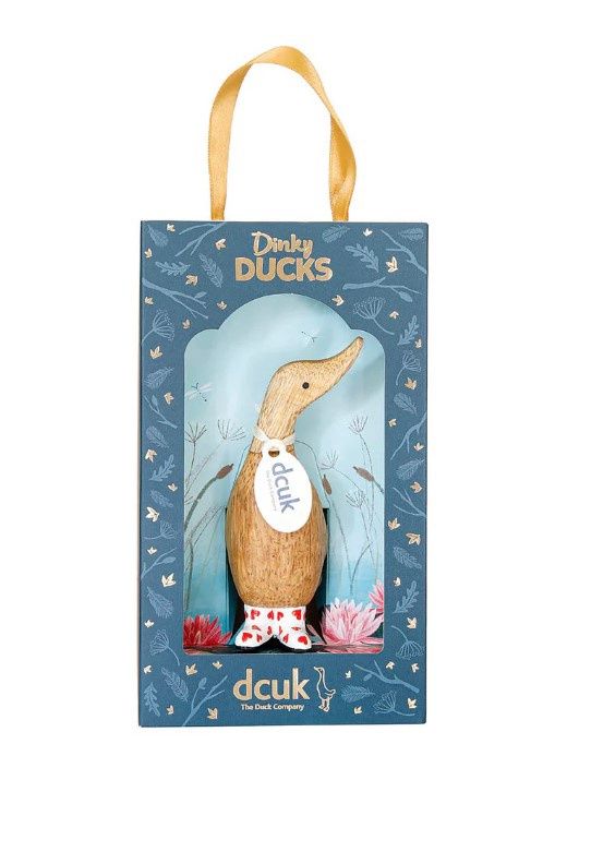 DCUK Love Heart Boots Dinky Ducks Natural
