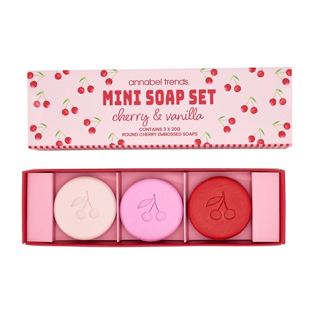 Mini Bath Soap - Cherrylicious 3pc 20g