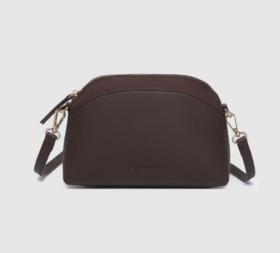 Crossbody - Alison Bag - Louenhide, Colour: Chocolate