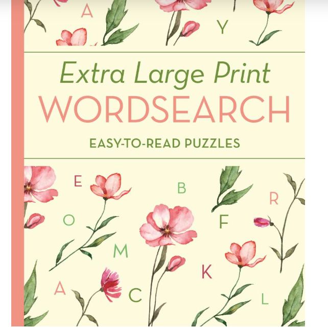 Book - Extra Large Print Wordsearch