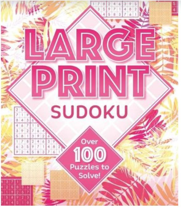 Book - Sudoku Large Print (Pinks)