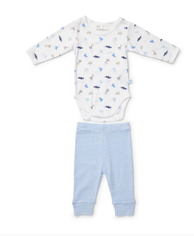 Bodysuit &amp; Leggings set - Animals/ Stripe set, Size: 000