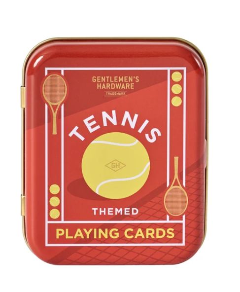 Playing Cards - Tennis Themed - Travel Tin
