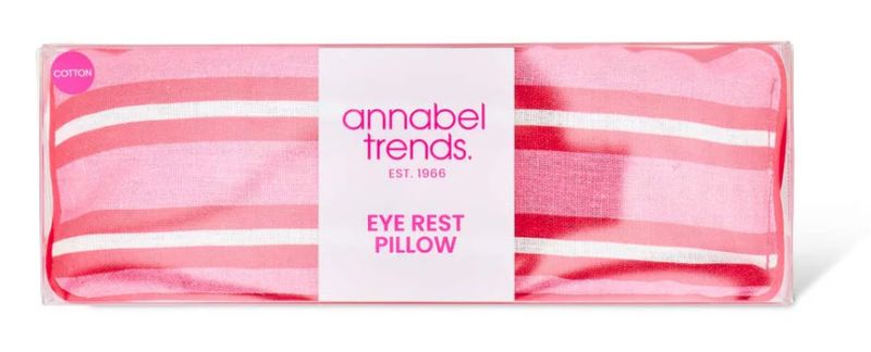 Eye Rest Pillow - Red Pink Stripe