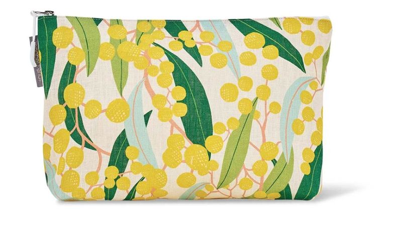 Cosmetic Bag - Golden Wattle Large