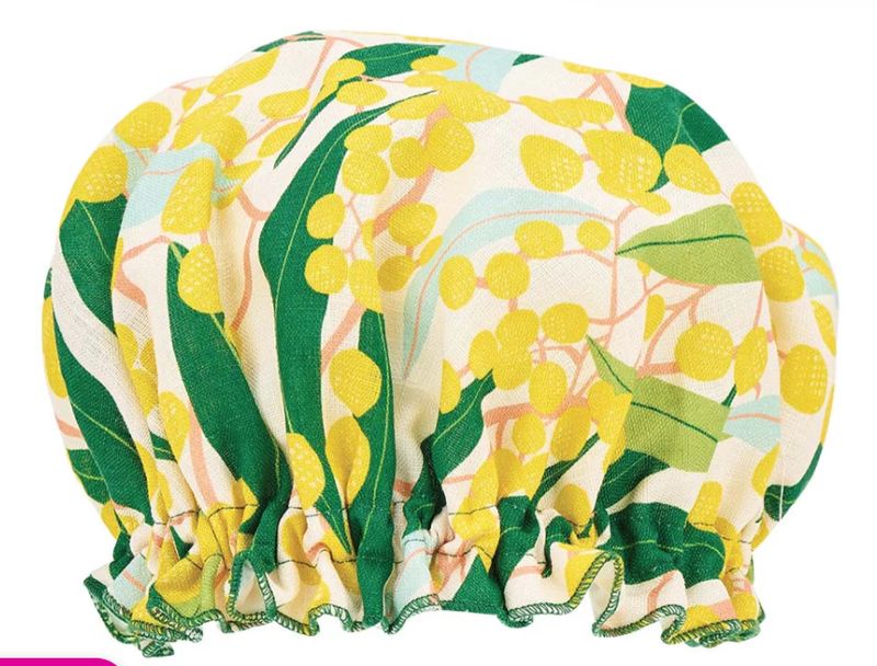 Shower Cap - Golden Wattle
